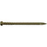 Camo 0349354 Deck Screw, #10 Thread, 2-1/2 in L, Star Drive, Type 99 Double-Slash Point, Carbon Steel, ProTech-Coated